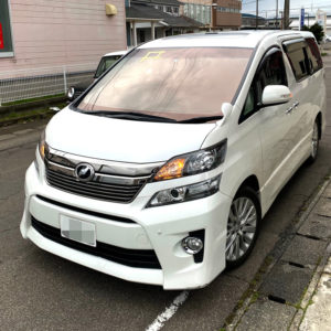 トヨタヴェルファイア ソーラーインパクト交換