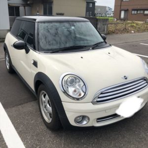 BMW mini IRカットフィルム施工