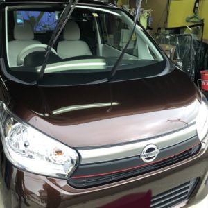 日産デイズIRカットフィルム施工