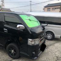 トヨタハイエースファンキーゴースト施工