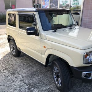 ジムニーJB64スモークフィルム施工